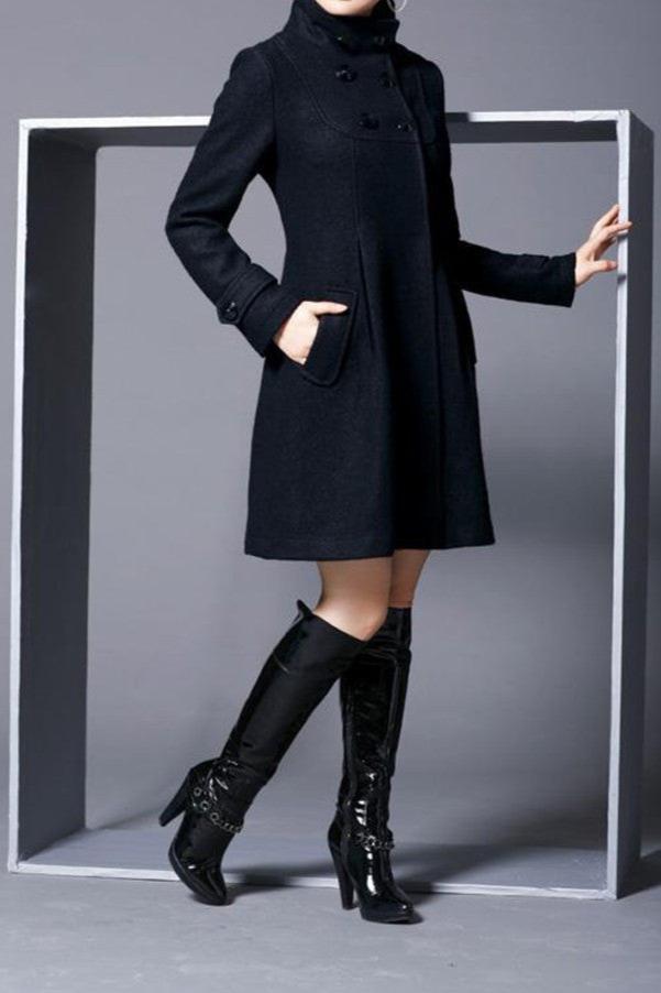 KARLA | HOODED SCARF DRESS JACKET