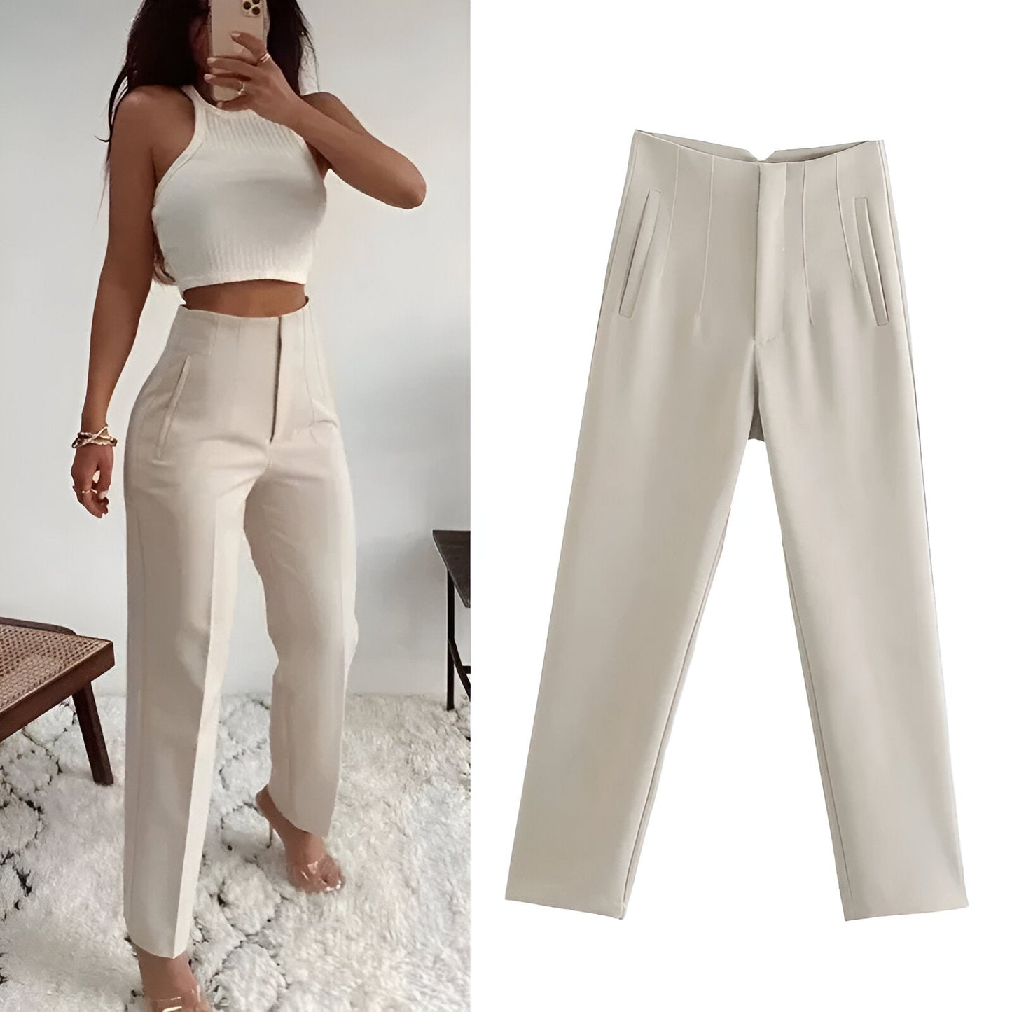 ARIA | WAISTED TROUSER
